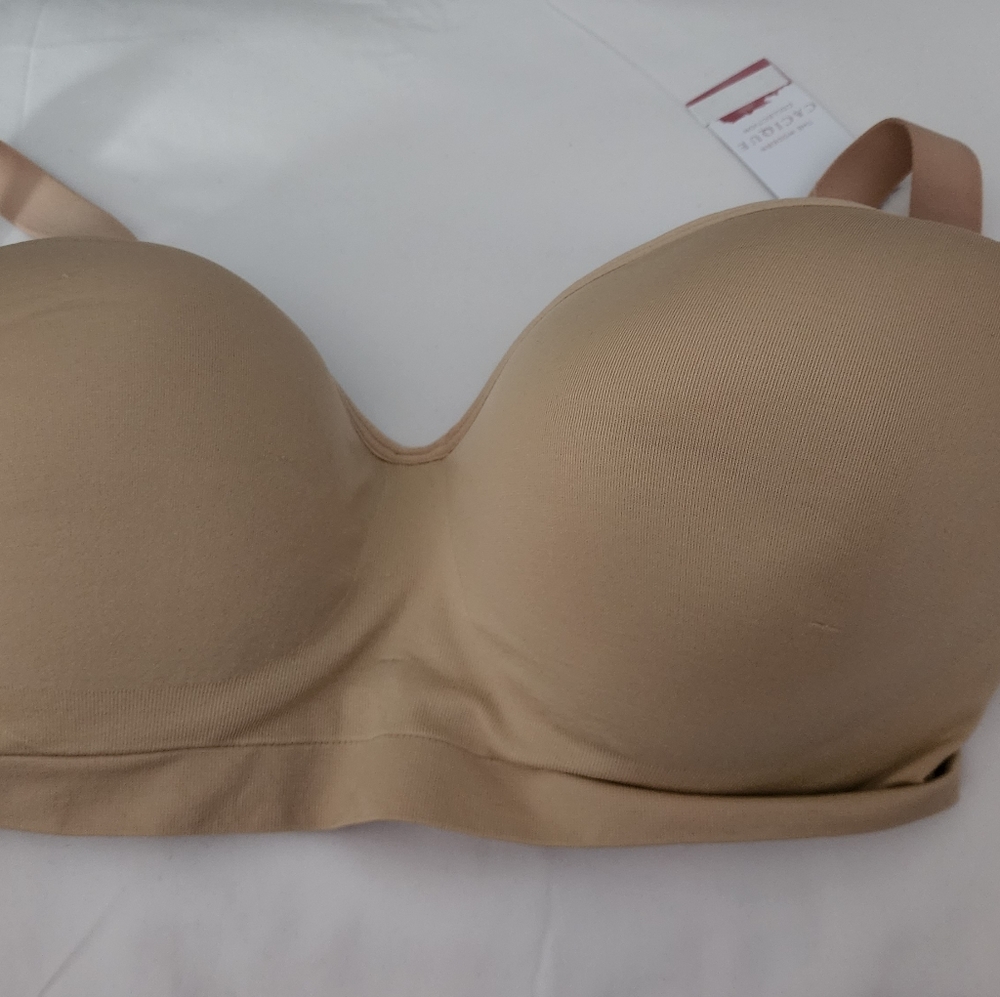 Size 38f, beige plus size bra